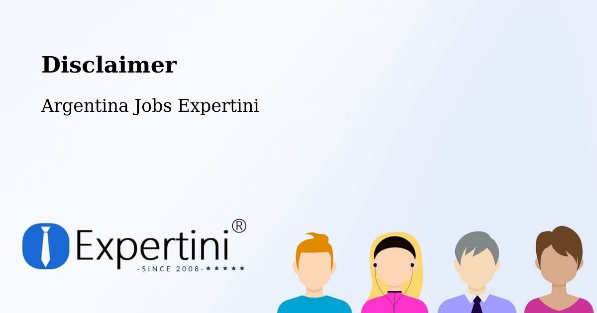 Disclaimer – Cañada De Luque - Argentina Jobs Expertini