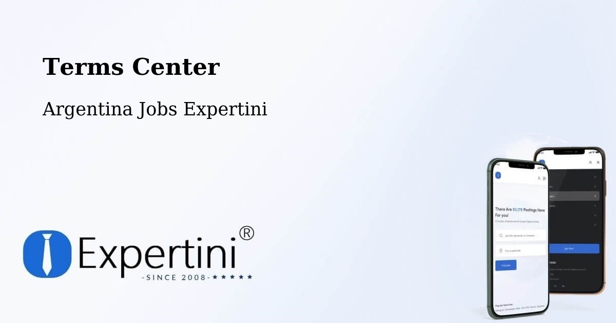 Terms of Service – Cañada De Luque - Argentina Jobs Expertini